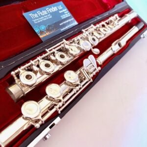 Pearl PF-661 Flute, Sterling Silver Headjoint, Offset G, Split E Mechanism, Overhauled With New Pads, Warranty!