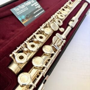 Yamaha YFL-461 (=462) Solid Silver Flute, Offset G, B foot, Serviced & 1-Year Warranty!