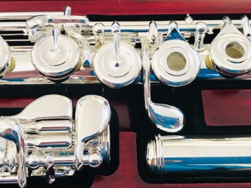 New DiZhao 801BEF Solid Silver Flute, Offset G, Split E Mechanism, Warranty!