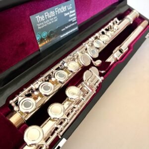 New Trevor James 12XB Flute, Sterling Silver Lipplate/Riser, Offset G, B foot-Factory, Warranty!