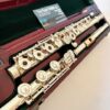 IMG_0092 Pearl PF-795 Elegante Handmade Sterling Silver Flute, Offset G, C# Trill, D# Roller, Split E Mechanism, Gold Lipplate, 1-year Warranty!