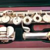 IMG_0106 Pearl PF-795 Elegante Handmade Sterling Silver Flute, Offset G, C# Trill, D# Roller, Split E Mechanism, Gold Lipplate, 1-year Warranty!
