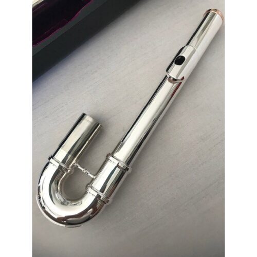 New! Trevor James Bass Flute-Sterling Silver Lipplate and Riser