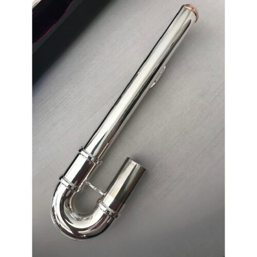 New! Trevor James Bass Flute-Sterling Silver Lipplate and Riser