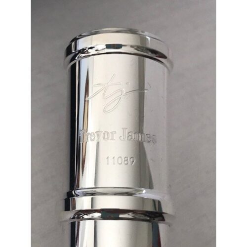 New! Trevor James Bass Flute-Sterling Silver Lipplate and Riser