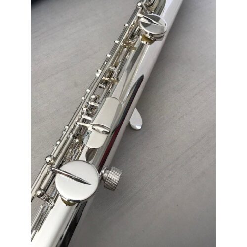 New! Trevor James Bass Flute-Sterling Silver Lipplate and Riser