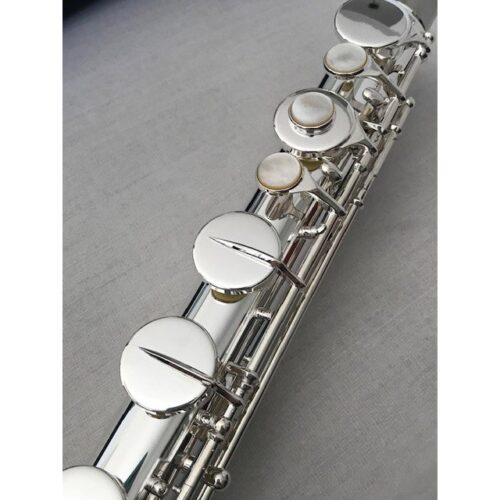 New! Trevor James Bass Flute-Sterling Silver Lipplate and Riser