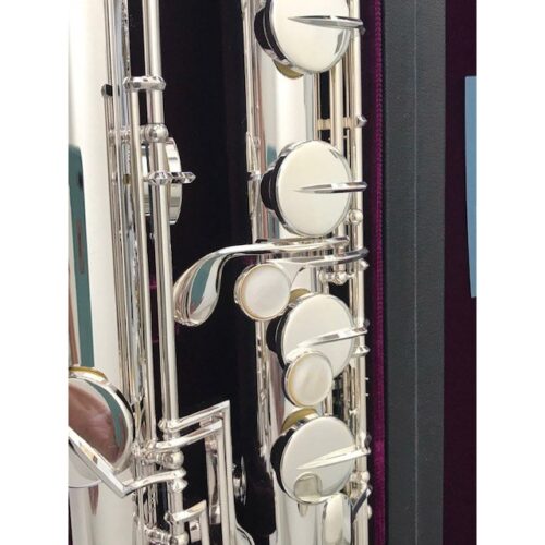 New! Trevor James Bass Flute-Sterling Silver Lipplate and Riser