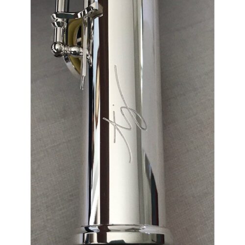 New! Trevor James Bass Flute-Sterling Silver Lipplate and Riser