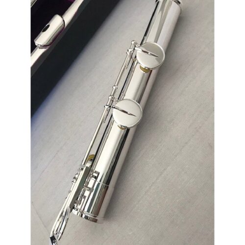 New! Trevor James Bass Flute-Sterling Silver Lipplate and Riser