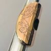 Candelarius Sterling Silver Seamed Flute Headjoint, Rose Gold Engraved Plated Lipplate and Crown, Warranty!