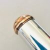 Candelarius Sterling Silver Seamed Flute Headjoint, Rose Gold Engraved Plated Lipplate and Crown, Warranty!