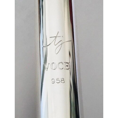 New! Trevor James Chanson 958 Britannia Silver Handcut Voce Headjoint Factory Warranty!