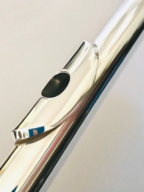 SOLD - Mateki Solid Silver Handmade Flute, #0001 of model 052, In-line G, Warranty!