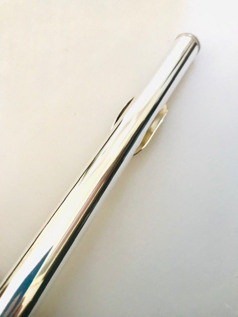 SOLD - Mateki Solid Silver Handmade Flute, #0001 of model 052, In-line G, Warranty!