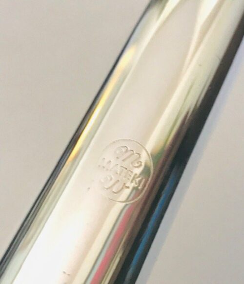 SOLD - Mateki Solid Silver Handmade Flute, #0001 of model 052, In-line G, Warranty!