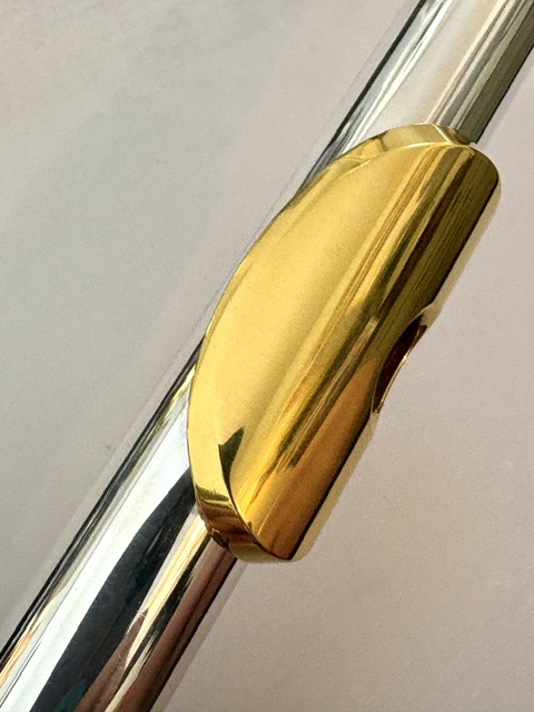 Powell Handmade Custom All Silver Flute, OVERHAULED, Inline G, B foot, High E Facilitator, Gold Plated Lip/Crown, 1-Year Warranty!