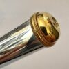 Powell Handmade Custom All Silver Flute, OVERHAULED, Inline G, B foot, High E Facilitator, Gold Plated Lip/Crown, 1-Year Warranty!