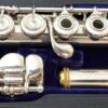 Powell Handmade Custom All Silver Flute, OVERHAULED, Inline G, B foot, High E Facilitator, Gold Plated Lip/Crown, 1-Year Warranty!