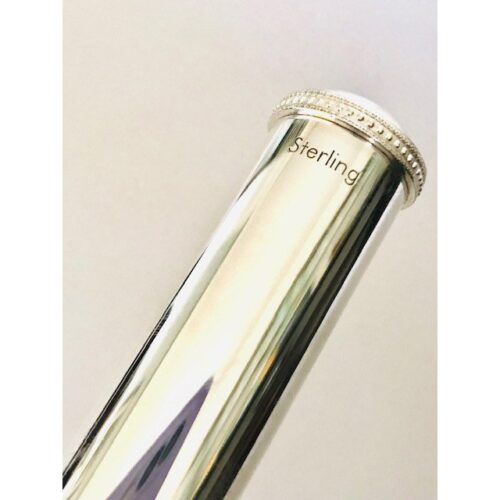 New! Samperi Pinnacle Flute Sterling Silver Handcut Headjoint 14K Riser Silver body Offset G D# Roller C# Trill Warranty!