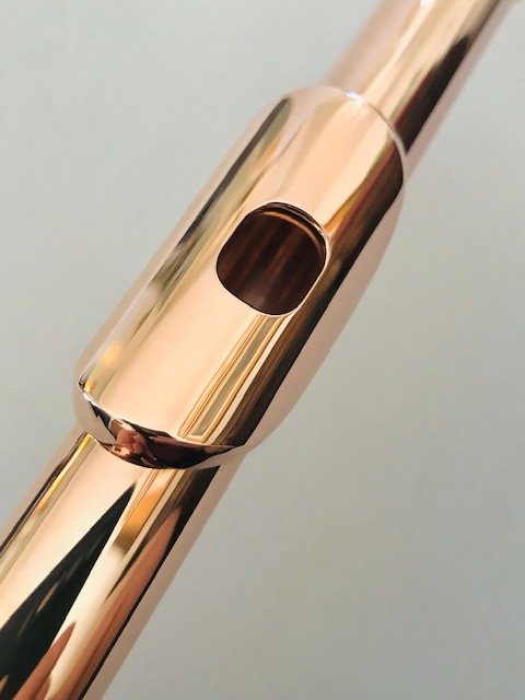 Brannen All 10k Gold Hand-cut Headjoint, Modern Cut, Warranty!