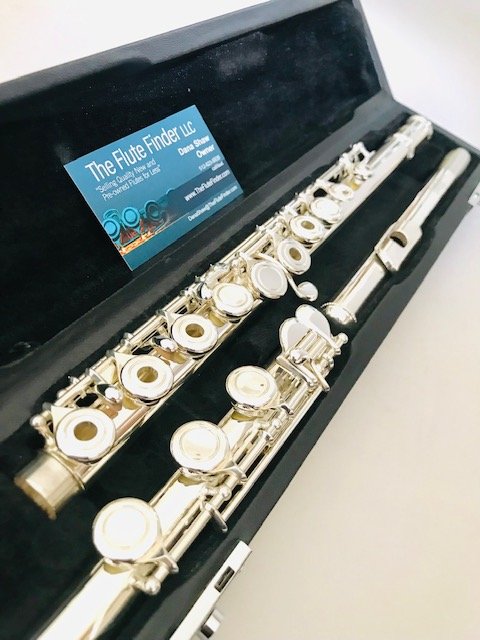 Haynes Giardinelli GFL-10S (=Amadeus AF-700) Solid Silver Flute, Offset G, Warranty!