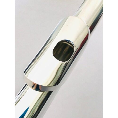 SOLD - Nagahara Handmade .950 Silver Headjoint Tubing Sterling Lip/Riser, Komani Cut