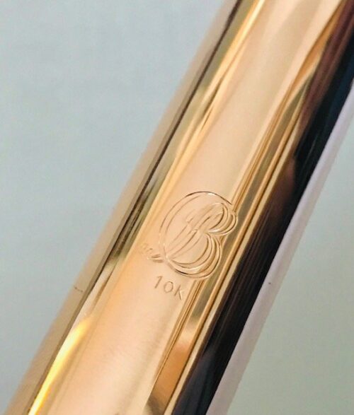 Brannen All 10k Gold Hand-cut Headjoint, Modern Cut, Warranty!