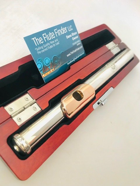 Faulisi-Paris Handmade Sterling Silver Flute Headjoint, 14k Gold Lipplate, Platinum Riser, MINT! Warranty!