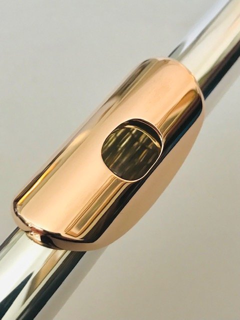 Faulisi-Paris Handmade Sterling Silver Flute Headjoint, 14k Gold Lipplate, Platinum Riser, MINT! Warranty!
