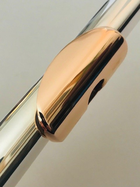 Faulisi-Paris Handmade Sterling Silver Flute Headjoint, 14k Gold Lipplate, Platinum Riser, MINT! Warranty!