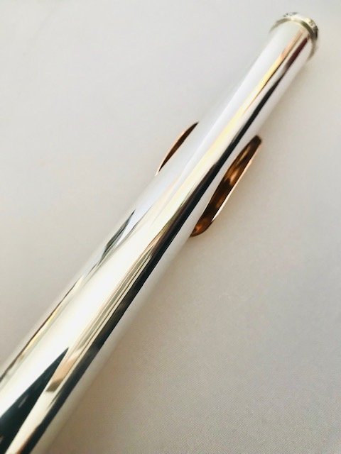 Faulisi-Paris Handmade Sterling Silver Flute Headjoint, 14k Gold Lipplate, Platinum Riser, MINT! Warranty!