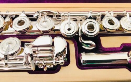 New! Trevor James Virtuoso Voce Flute, Solid Silver body with .958 Silver Hand-cut Voce HJ, Offset G, Factory Warranty!
