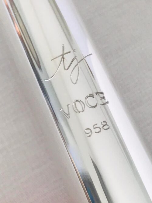 New! Trevor James Virtuoso Voce Flute, Solid Silver body with .958 Silver Hand-cut Voce HJ, Offset G, Factory Warranty!