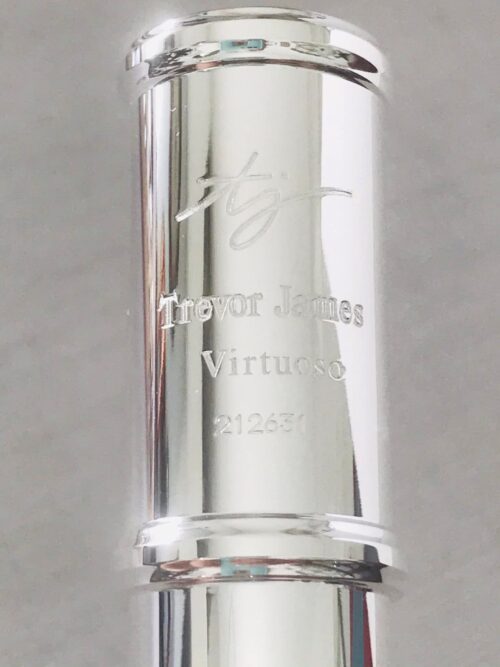 New! Trevor James Virtuoso Voce Flute, Solid Silver body with .958 Silver Hand-cut Voce HJ, Offset G, Factory Warranty!