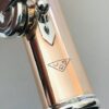 IMG_4234.jpg Powell 9k Aurumite Conservatory Flute, Sterling Mechanism, Solid 9k Gold Lip, Offset G, Overhauled with Straubinger Pads, Warranty!