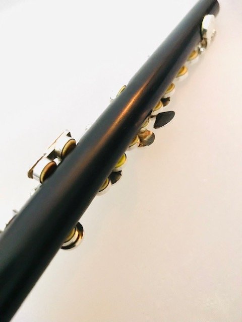 IMG_4888.jpg Burkart & Phelan Professional Piccolo, Wave cut headjoint, Sterling Mechanism, serviced with warranty!