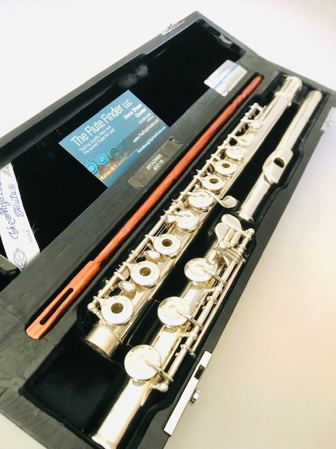 Miyazawa Classic (Vision) Flute, All .900 Silver, High E Facilitator, In-line G, Freshly Overhauled with Warranty!