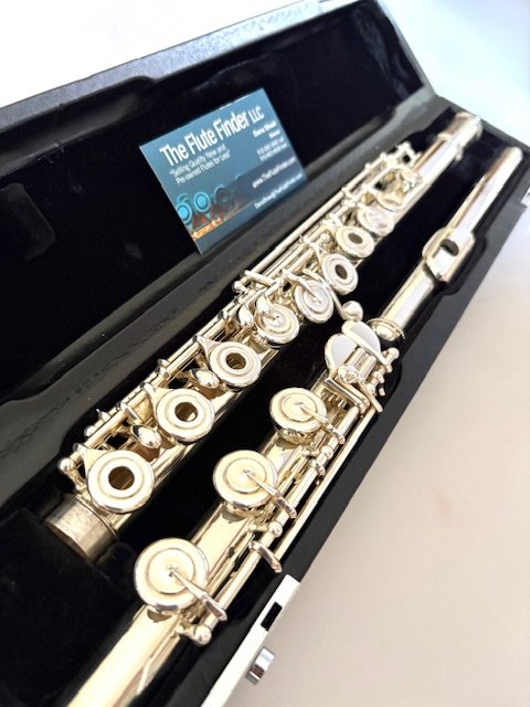 Haynes Amadeus AF-780 Solid Silver Flute, Offset G, C# Trill Key, Overhauled with Warranty!