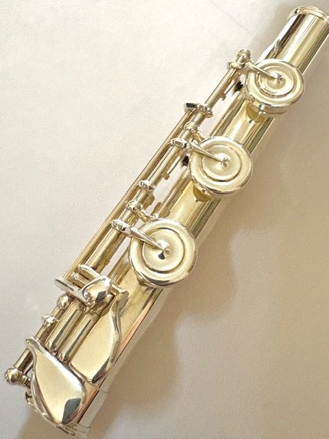 Haynes Amadeus AF-780 Solid Silver Flute, Offset G, C# Trill Key, Overhauled with Warranty!