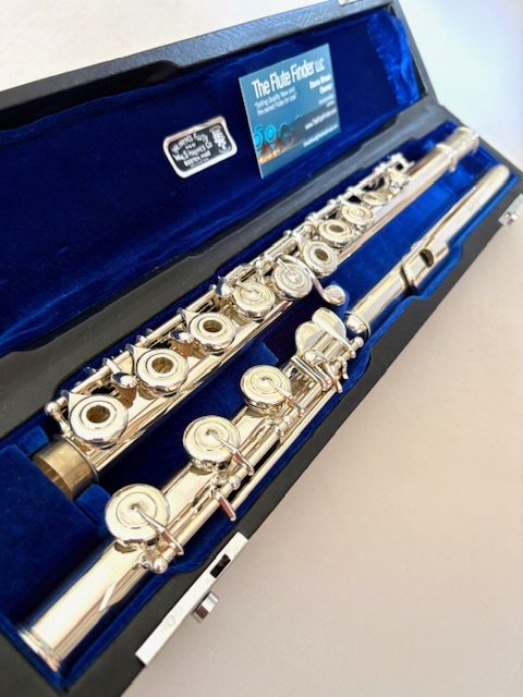 Haynes Q1 Flute, Sterling Silver Hand-cut Haynes Classic Headjoint, 1-year Warranty!