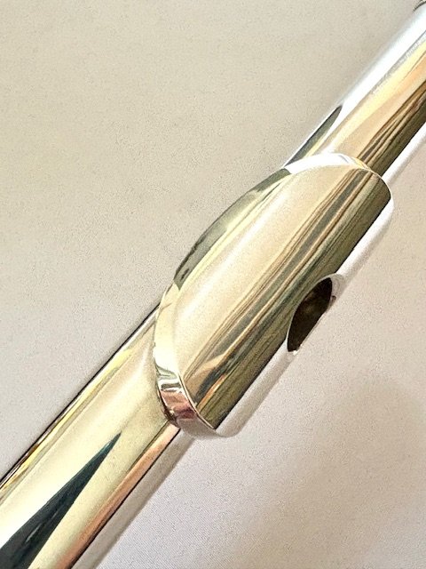 IMG_6424.jpg Powell Handmade Custom All Silver Flute, OVERHAULED, Inline G, B foot, High E Facilitator, 1-year Warranty!