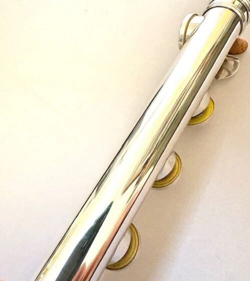 IMG_6433.jpg Powell Handmade Custom All Silver Flute, OVERHAULED, Inline G, B foot, High E Facilitator, 1-year Warranty!