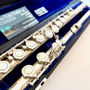 Wm. S. Haynes Handmade All Silver Flute, Offset G, C Foot, Closed Hole, Deveau Model, Overhauled!, Warranty!