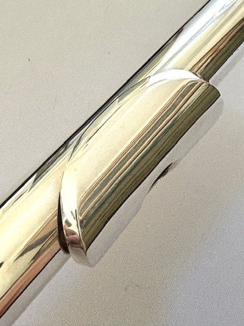 IMG_7249.jpg Wm. S. Haynes Handmade All Silver Flute, Offset G, C Foot, Closed Hole, Deveau Model, Overhauled!, Warranty!