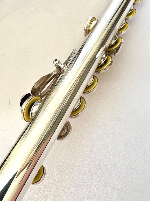 IMG_7255.jpg Wm. S. Haynes Handmade All Silver Flute, Offset G, C Foot, Closed Hole, Deveau Model, Overhauled!, Warranty!