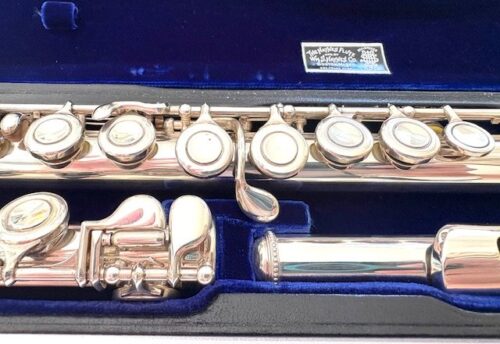 IMG_7258.jpg Wm. S. Haynes Handmade All Silver Flute, Offset G, C Foot, Closed Hole, Deveau Model, Overhauled!, Warranty!
