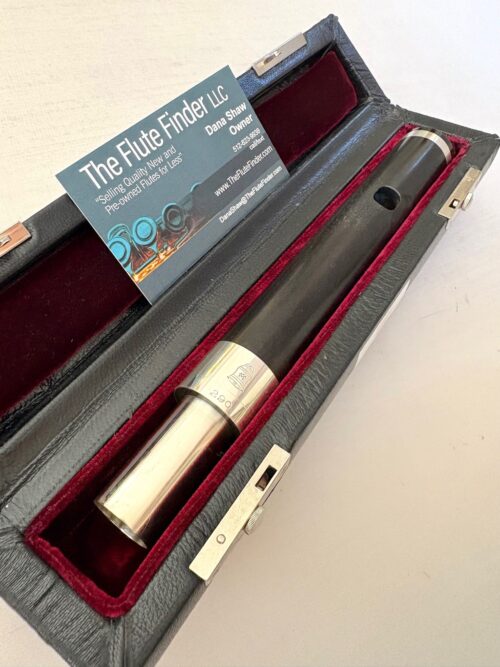 Chris Abell Grenadilla Wood Flute Headjoint, S Cut, 1-year warranty!