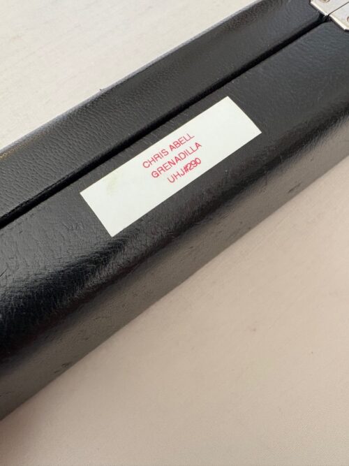 Chris Abell Grenadilla Wood Flute Headjoint, S Cut, 1-year warranty!