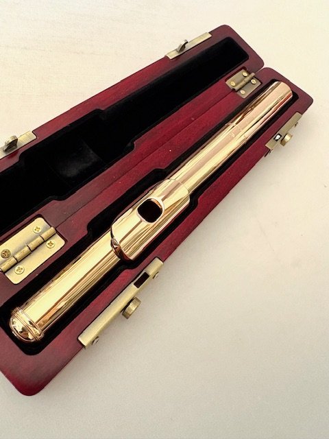 Dana Sheridan 14k Gold Handmade Flute Headjoint, Warranty!